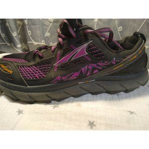 Women’s Altra Lone Peak 3.5 Sz 6 Hiking Trail Running Shoes Black AFW1755H-1